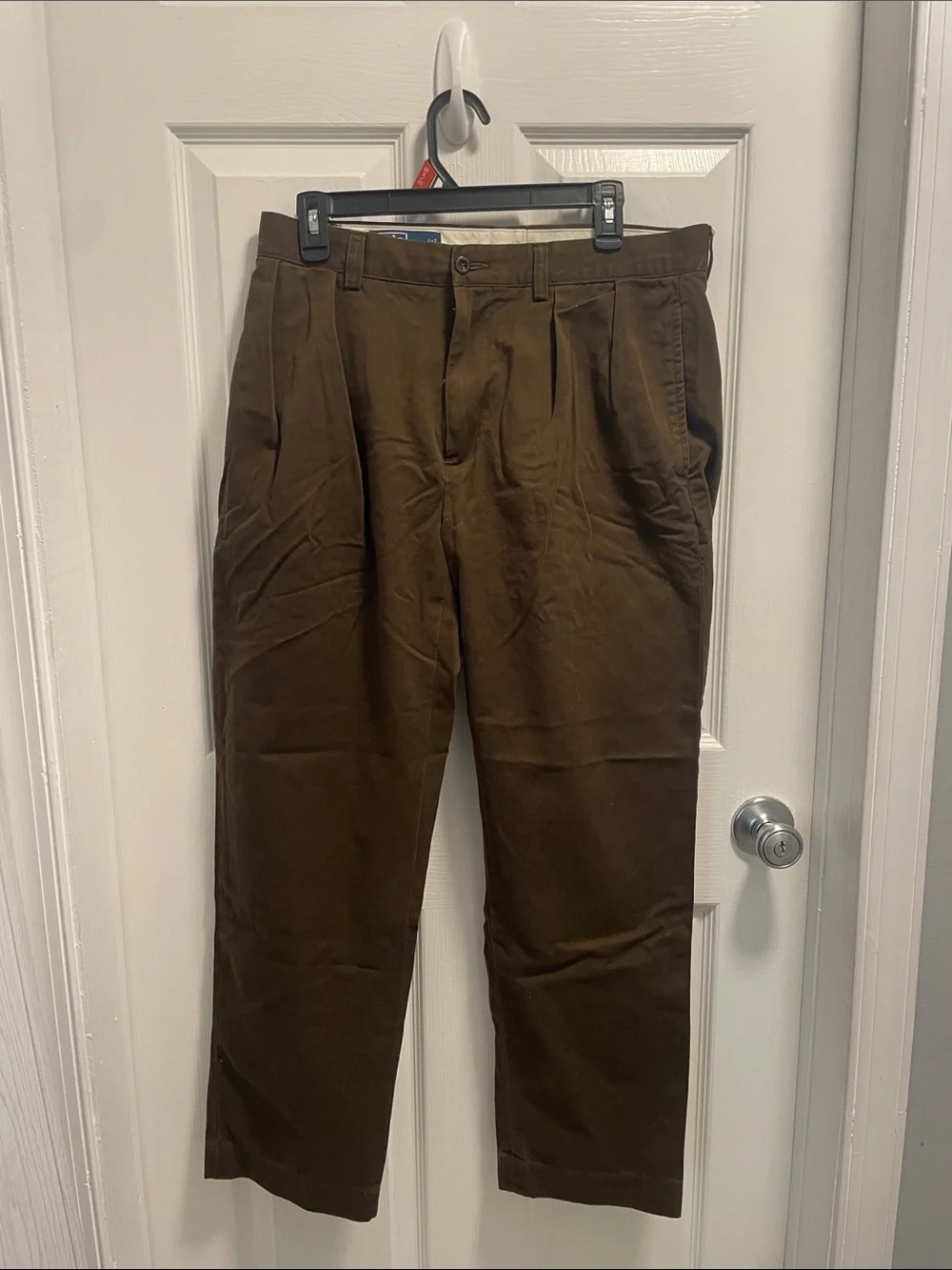 Polo by Ralph Lauren Brown Pleated Chino Pants